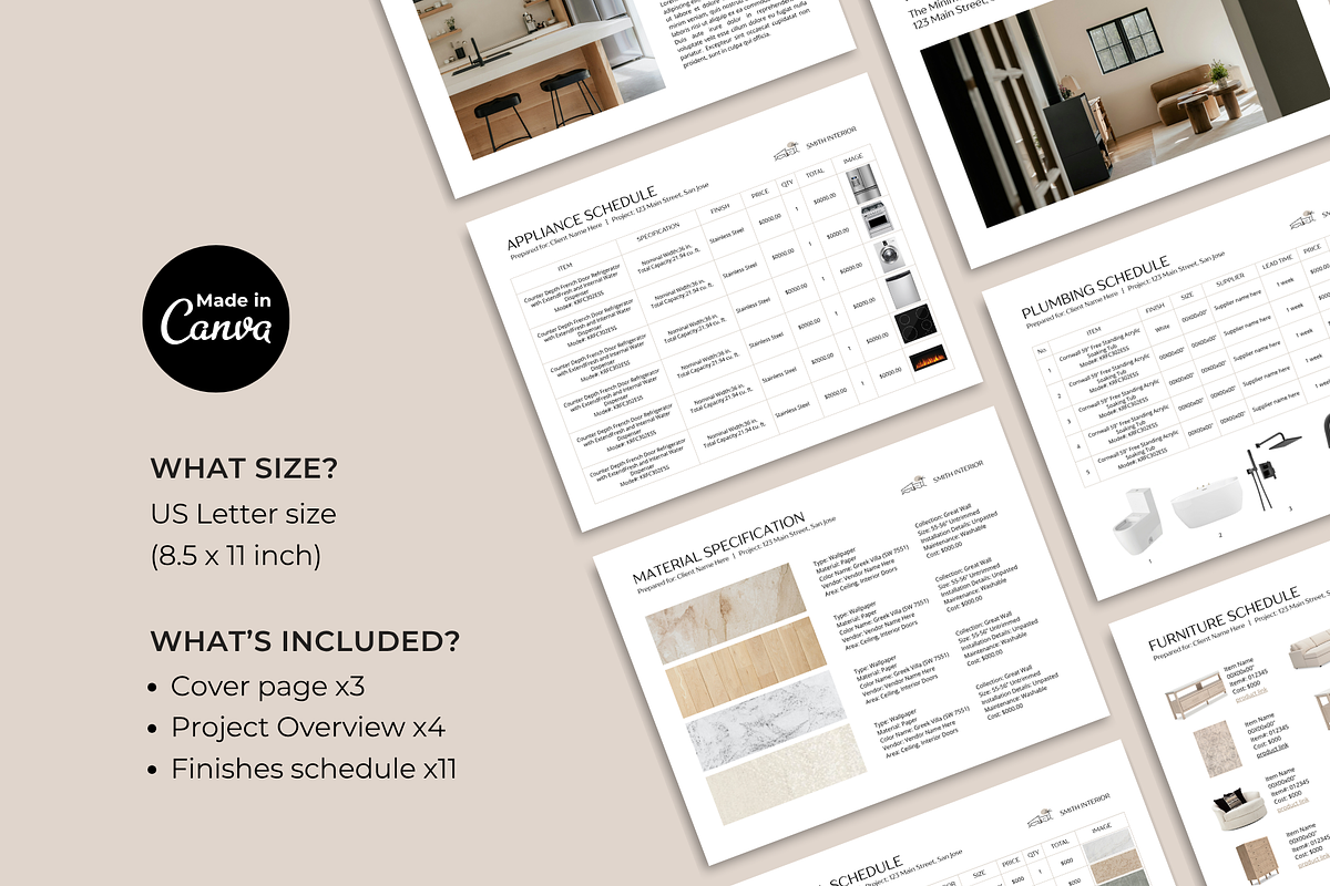 Finishes Schedule and Shopping List, a Presentation Template by ShopRShop (Photo 5 of 9)