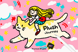 Plush Journey Procreate Brush Set