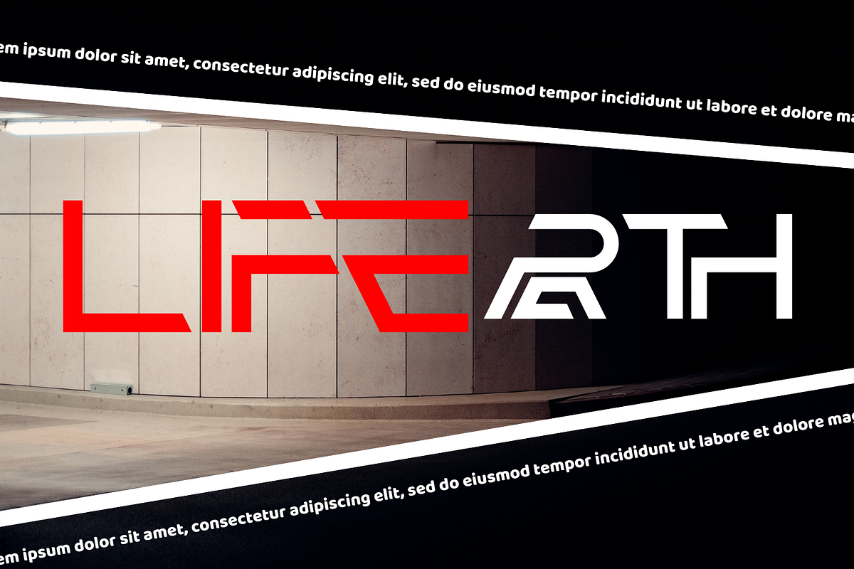 Rococo Across - Futuristic Font, a Sans Serif Font by 177Studio (Photo 5 of 8)