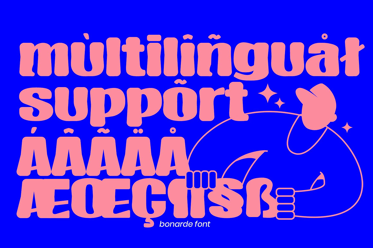 Bonarde a Sans Serif Display Font, a Sans Serif Font by Rasiorise Studio (Photo 4 of 12)