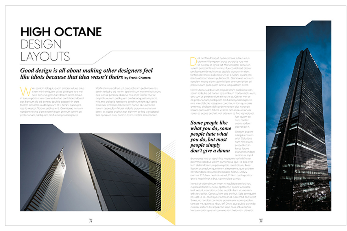 Magazine Template InDesign 09, a Magazine Template by Love Graphic Design (Photo 18 of 28)