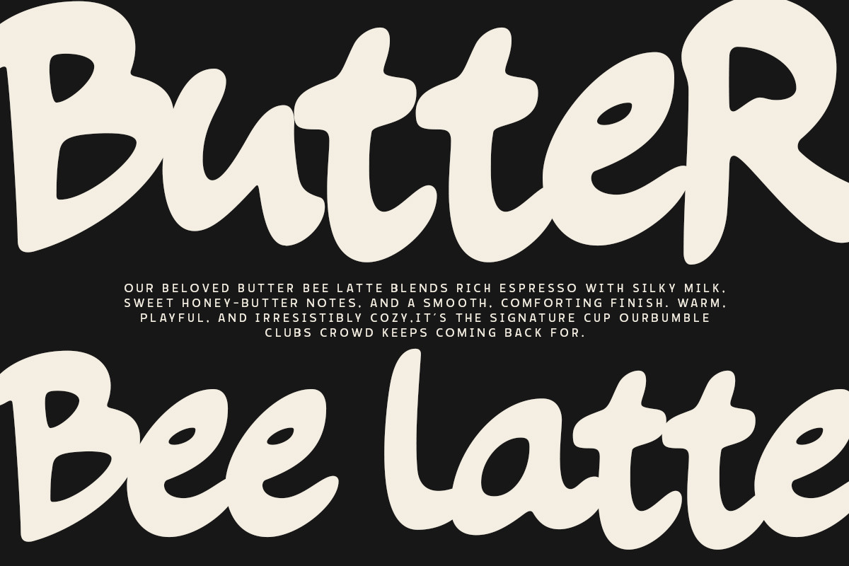 MCO - The Bumble Clubs, a Handwritten Font by Mojiscope Studio (Photo 3 of 10)
