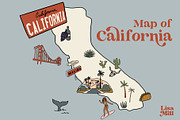 California Graphic Bundle, a Person Illustration by Lisa Mill (Thumbnail 10 of 10)