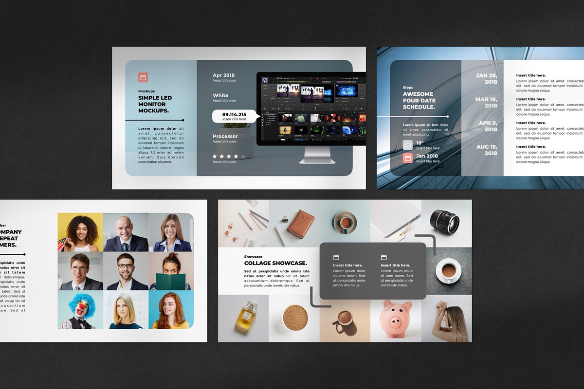 Soft PowerPoint Template, a Presentation Template by Creathrive Design (Photo 3 of 7)