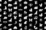 Animals logos collection + pattern, an Object Graphic by NataliiaVolyk (Thumbnail 9 of 11)