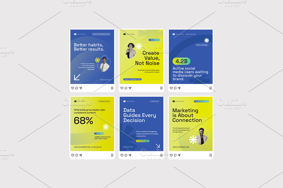 Content Marketing Strategy post, a Social Media Template by Izdihaar_Studio (Photo 4 of 4)