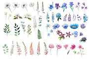 Watercolor summer flowers., an Illustration by yulia.sukhanova (Thumbnail 2 of 3)