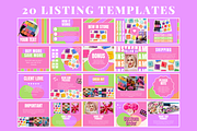 Makeup Beauty Etsy Shop Kit, a Branding & Logo Template by SunshineStudioBoutique (Thumbnail 4 of 11)