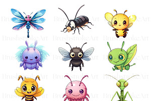 Insect Kingdom Clipart Pack