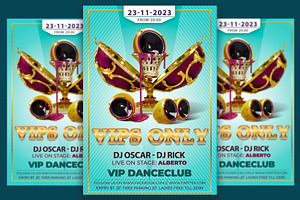VIP Party Flyer, a Flyer Template by Art and Flyers