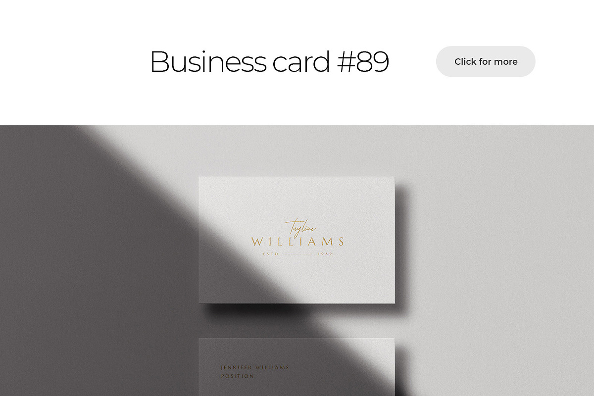 Business Card Mockup Template Bundle, a Business Card Template by PrintPixel (Photo 16 of 104)