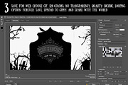 Halloween .gif Generator 4 PhotoShop, a Templates & Theme by the little wonder shop (Thumbnail 6 of 6)