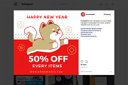 Chinese New Year Instagram Templates, a Social Media Template by BrandPacks (Thumbnail 6 of 16)
