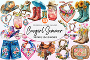 Retro Cowgirl Summer PNG, a Graphic by CitraGraphics (Thumbnail 1 of 4)