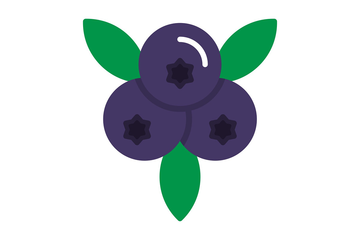 Berries Flat Icon, an Icon by Pexelpy (Photo 1 of 2)