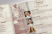 Cowgirl Tabloid Funeral Program, a Brochure Template by Four C Graphic (Thumbnail 10 of 10)