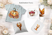 Fall Watercolor Pumpkin Clipart, an Illustration by Artnoy (Thumbnail 7 of 8)