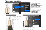 Procreate Pattern Brushes, a Pattern Graphic by Art by Lin (Thumbnail 4 of 5)