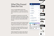 Systeme.io Simply Noir Funnel, a Landing Page Template by Hayley's Digital Hub (Thumbnail 2 of 10)