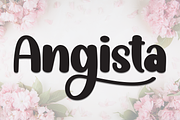 Angista | Script Font, a Script Font by Scratchones (Thumbnail 1 of 9)