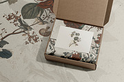 Christmas Flowers and Birds Pattern, a Pattern Graphic by paper aesthetic (Thumbnail 2 of 7)