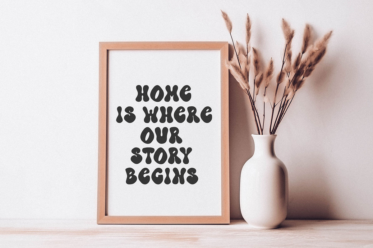 Creamy Berry Groovy Funky Font, a Handwritten Font by BarcelonaShop (Photo 5 of 10)