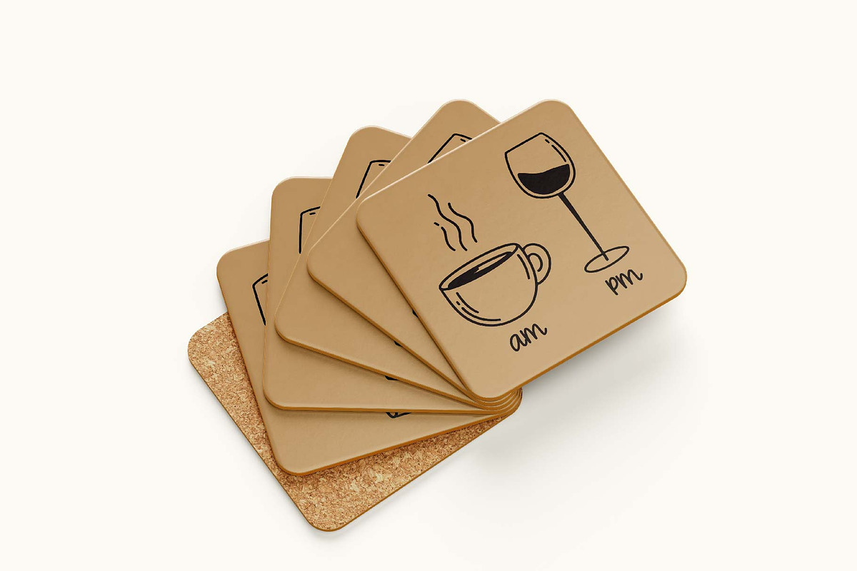 Funny Sarcistic Coaster SVG Bundle, an Object Graphic by IllustratorAnnie (Photo 2 of 8)