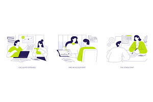 Small business finance management, a Finance Illustration by Visual Generation