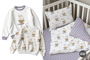 Rabbit skater kids patterns, a Pattern Graphic by vatrushkaprint_store (Thumbnail 3 of 4)