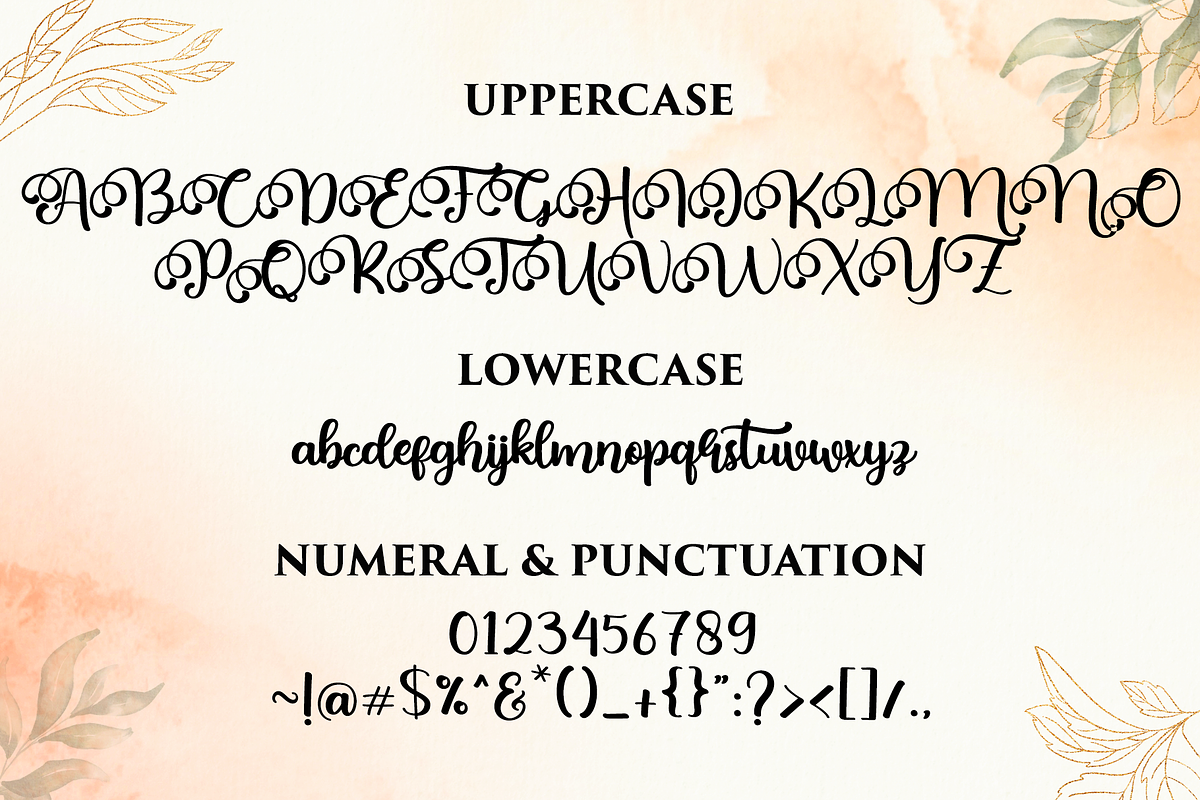 Marry You - Modern Calligraphy Font, a Script Font by BearyType Studio (Photo 7 of 7)