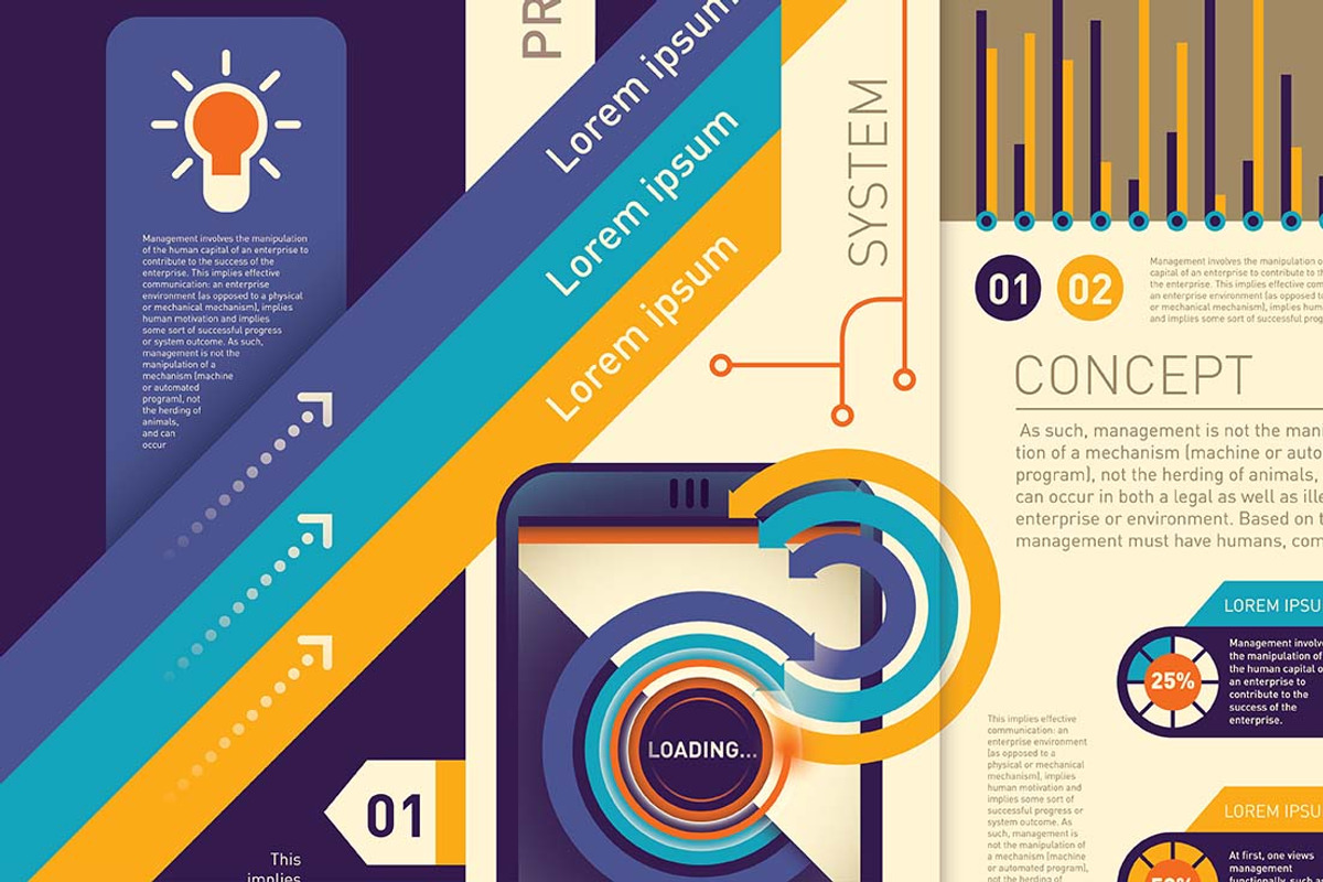 Info graphic templates set., an Icon by Radoman (Photo 5 of 5)