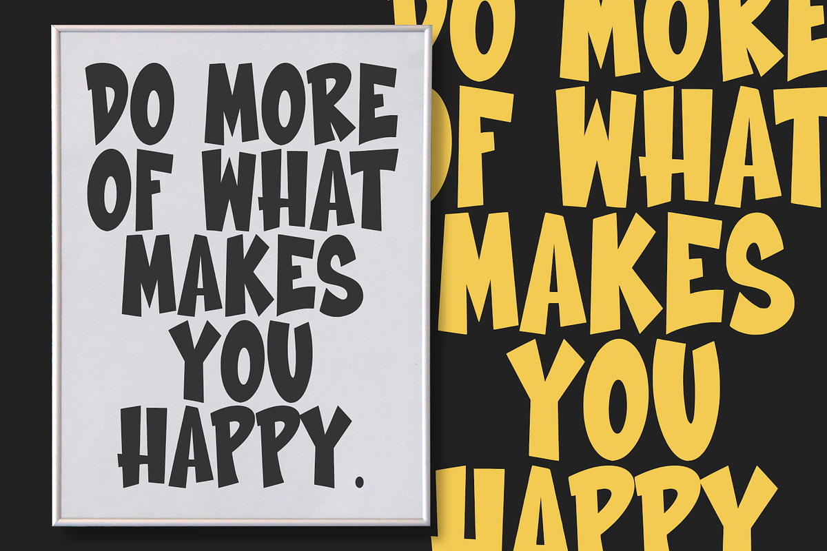 Rumeenas Display Font, a Sans Serif Font by Maulana Creative (Photo 6 of 7)