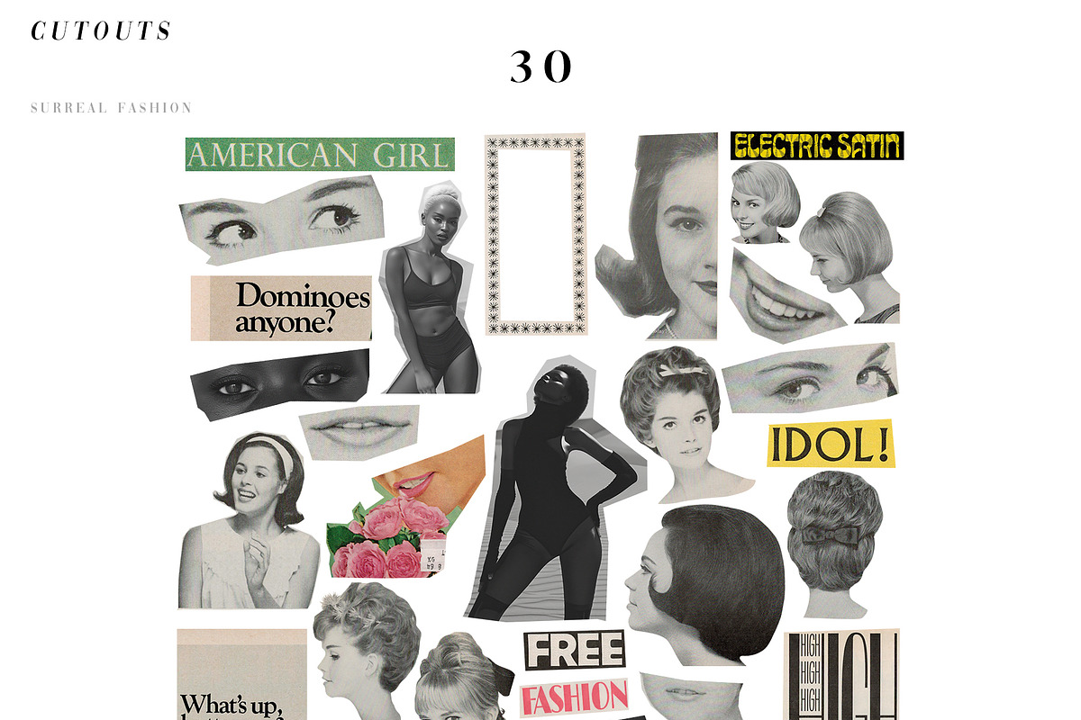 Surreal Fashion - Collage Pack, an Object Graphic by Kaleriia (Photo 5 of 11)