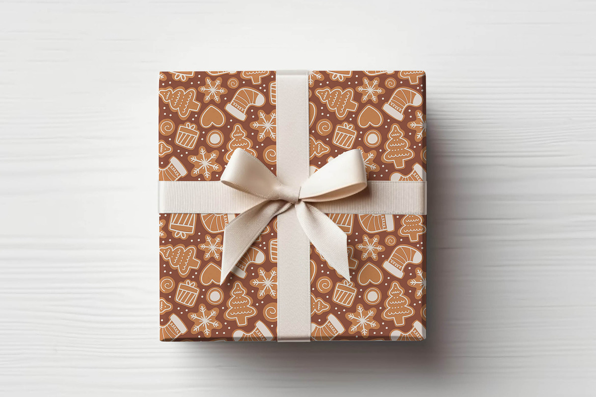 Classic Gingerbread Seamless Pattern, a Pattern Graphic by Alanna Messina Design Co (Photo 8 of 8)