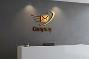 Company Mail Delivery Logo Design, a Branding & Logo Template by Saba Vector (Thumbnail 2 of 3)
