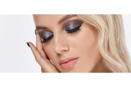 Closeup shot of woman eye with