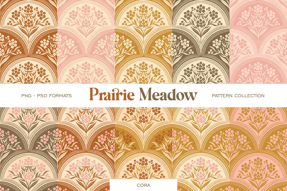 Prairie Meadow Cottagecore Patterns, a Pattern Graphic by Eclectic Anthology (Photo 10 of 13)
