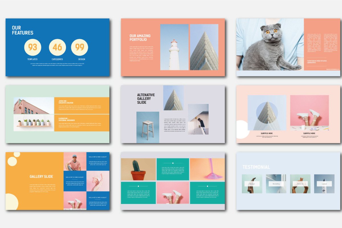 KNTL Pastel - Keynote Template, a Presentation Template by Collaborg Studio (Photo 3 of 7)