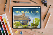 Urban Sketching – Procreate Brushes, a Brush Add-On by Sadie Lew (Thumbnail 1 of 10)