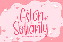 Aston Sofianty - Handwritten Font
