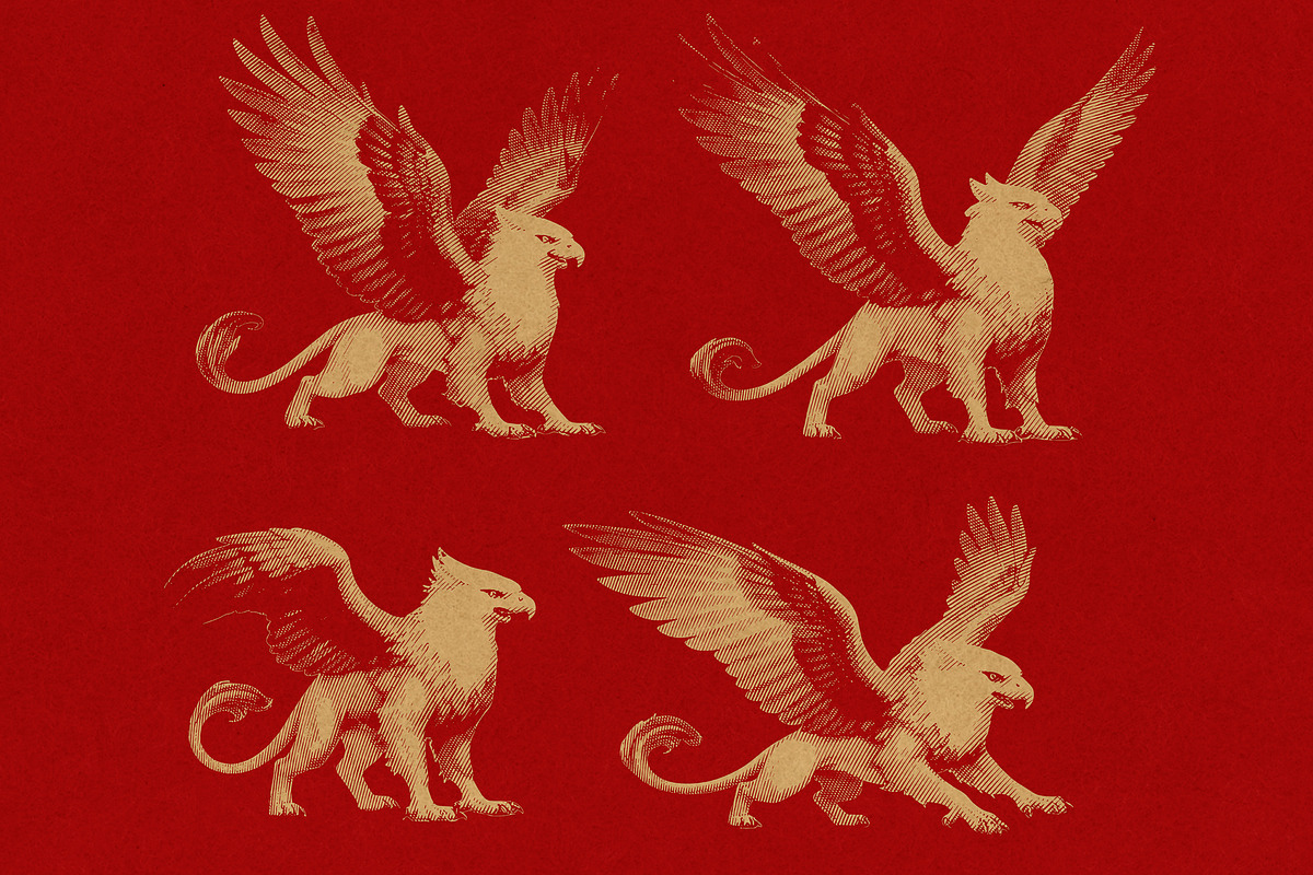 Heraldic Griffin Vintage Engraving, an Object Graphic by Kaizla03 (Photo 4 of 5)