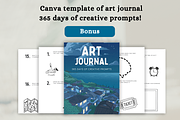 Notion artist planner, a Design Template by Petite Zakka Boutique (Thumbnail 8 of 12)