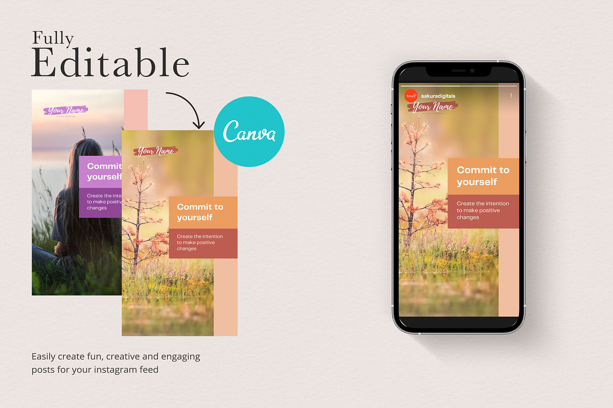 Life Coach Instagram Story Templates, a Social Media Template by Sakura Digitals (Photo 2 of 4)