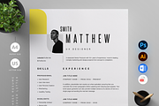 Resume/CV, a Resume Template by Reuix Studio (Thumbnail 1 of 5)