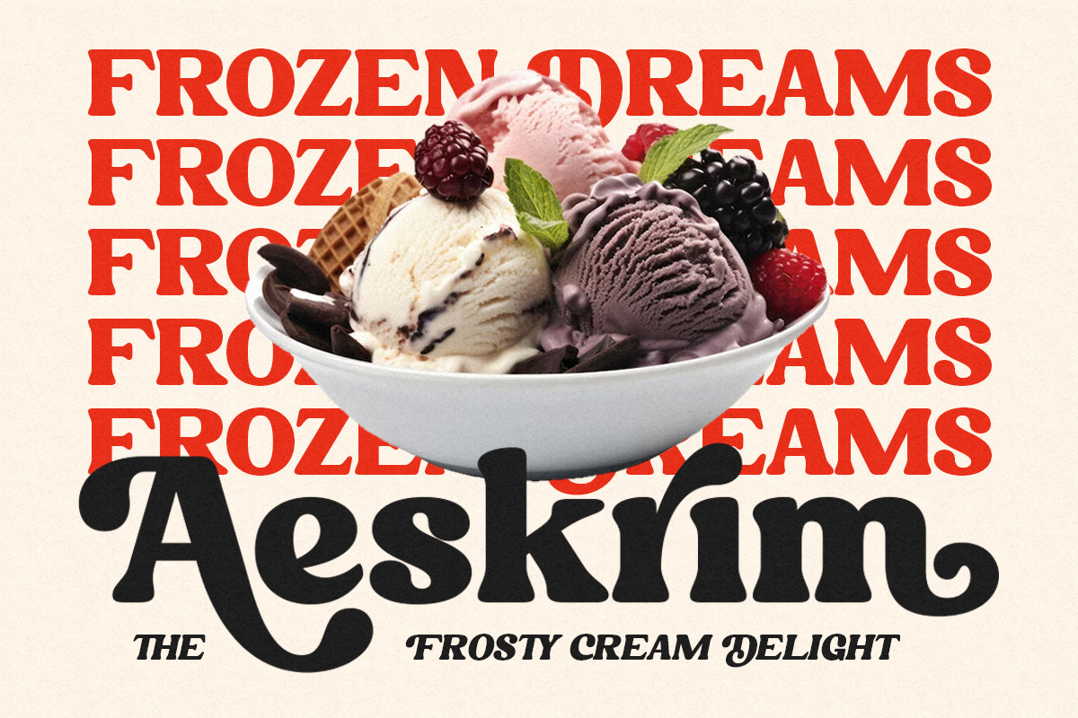 Besgum - Bold Retro Serif Font, a Serif Font by Shakira Studio (Photo 4 of 10)