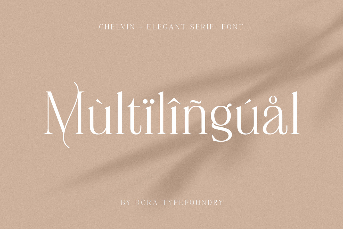 Chelvin Elegant Serif, a Serif Font by Dora Typefoundry (Photo 13 of 20)