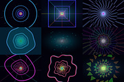 60fps Neon Tunnel Loops, a Background Graphic by cheapmotiongraphics (Thumbnail 3 of 7)