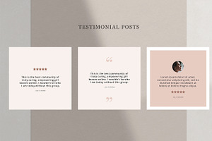 Blush Vibes Instagram CANVA PSD