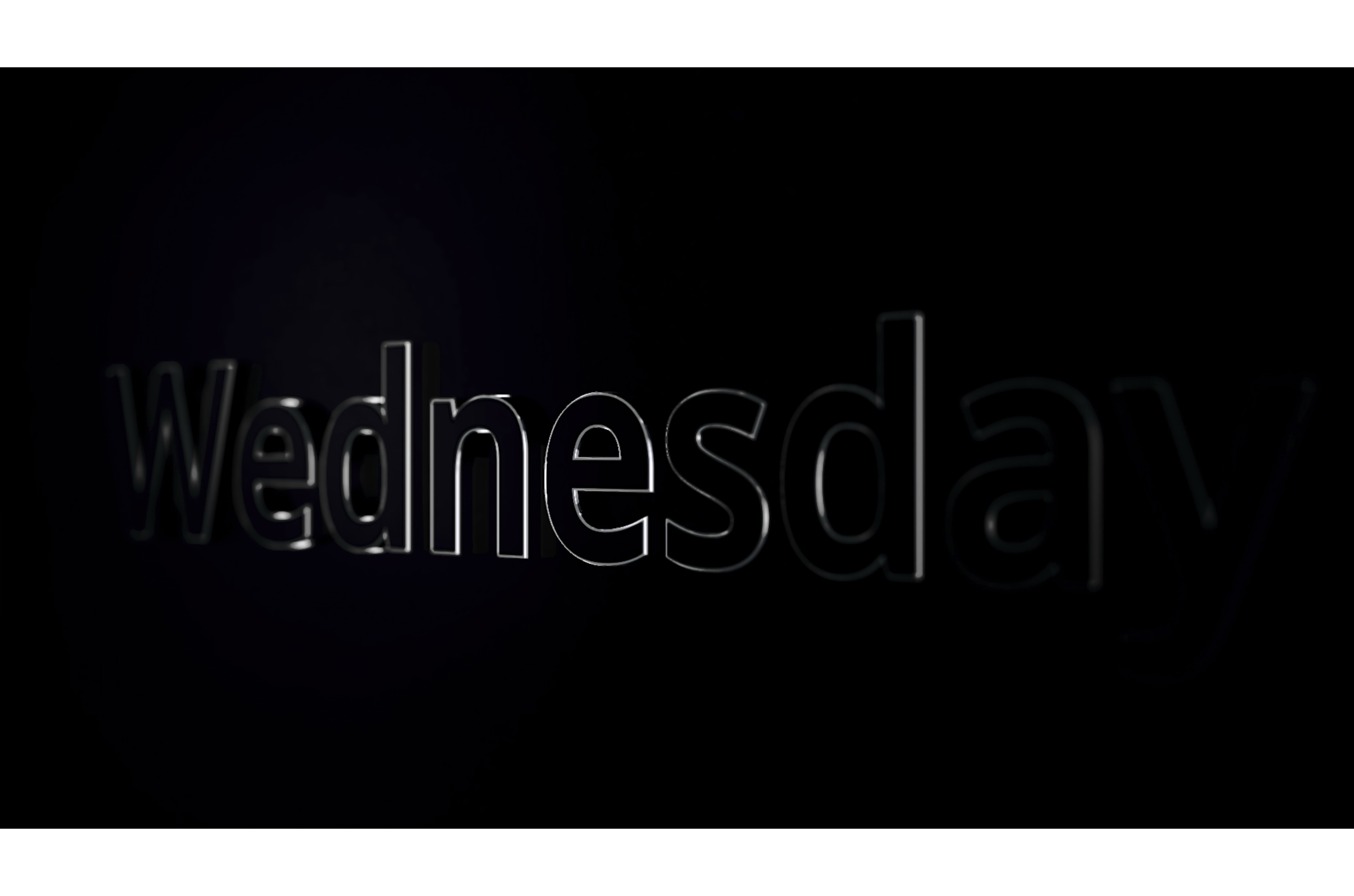 Word wednesday animation on black, a Graphic by Media Whale Stock