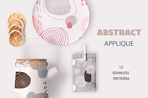 Abstract Applique - Seamless Pattern